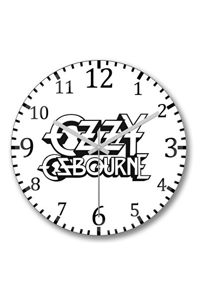 BASKI DÜNYASI Ceas de perete Ozzy Ozbourne din sticlă autentică bombată