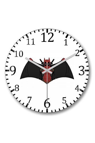 BASKI DÜNYASI أنا أحب ساعة الحائط Kpop من الزجاج الحقيقي المنحني