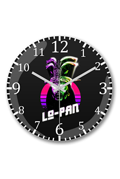 BASKI DÜNYASI ساعة حائط ذات أموال كبيرة من الزجاج الحقيقي المنحني