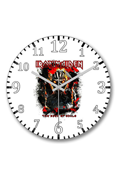 BASKI DÜNYASI Ceas de perete Ironman Shadow din sticlă de adevărată sticlă bombată