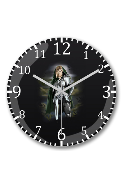 BASKI DÜNYASI Ceas de perete Guerreira din sticlă autentică bombată