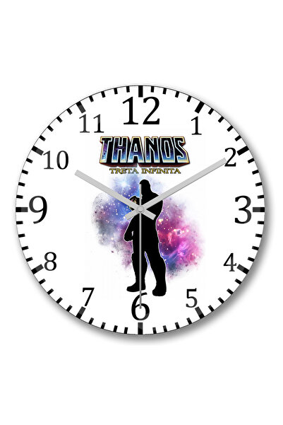 BASKI DÜNYASI Ceas de perete Treta Infinita Thanos din sticlă autentică bombată