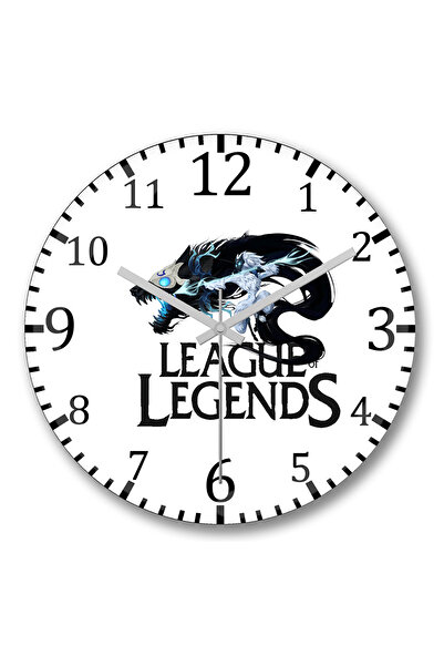 BASKI DÜNYASI Ceas de perete League Of Legends Kindred din sticlă autentică b...