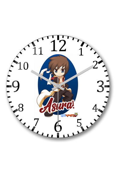 BASKI DÜNYASI Ceas de perete Champion Asura din sticlă autentică bombată