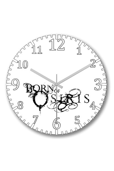 BASKI DÜNYASI ساعة حائط من زجاج أصلي منحني من أوزوريس