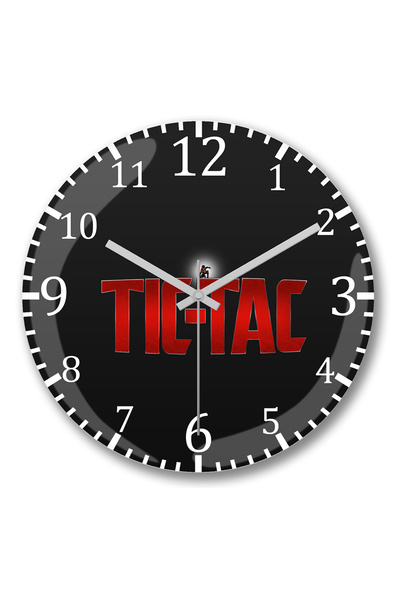 BASKI DÜNYASI Ceas de perete Ant Man Tic Tac din sticlă autentică bombată