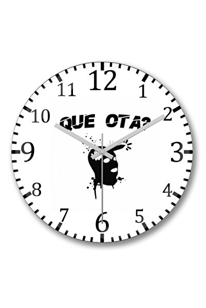 BASKI DÜNYASI Ceas de perete Que Ota Csgo din sticlă autentică bombată