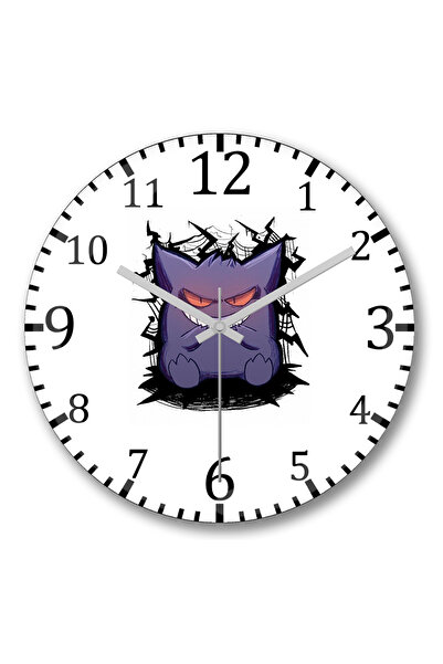 BASKI DÜNYASI Ceas de perete Gengar Sticlă reală curbată