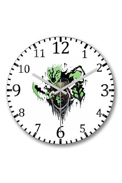 BASKI DÜNYASI Ceas de perete Eterna Vingança din sticlă autentică bombată