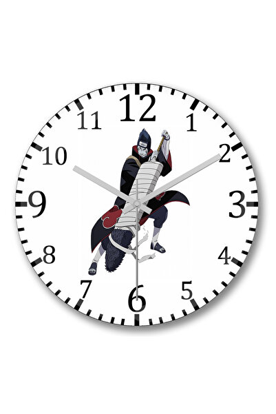 BASKI DÜNYASI ساعة حائط كياامي هوشيجاكي من الزجاج الحقيقي المنحني