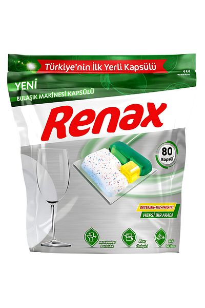 RENAX 480 Li Dishwasher Capsules All in One