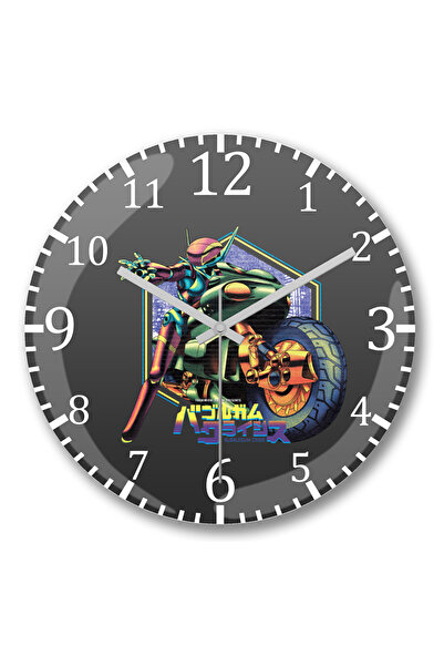 BASKI DÜNYASI ساعة حائط بمشكلة الطعم الزاهي من الزجاج الحقيقي