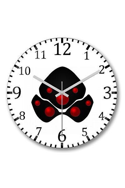 BASKI DÜNYASI Ceas de perete Widowmaker din sticlă autentică bombată