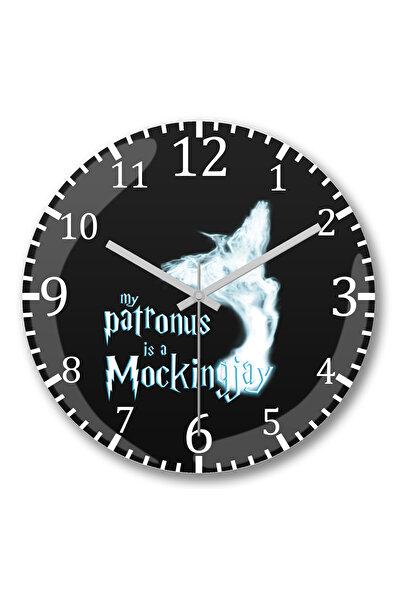 BASKI DÜNYASI Ceas de perete Harry Potter când Harry a întâlnit Katniss, din sticlă de verități înclinată