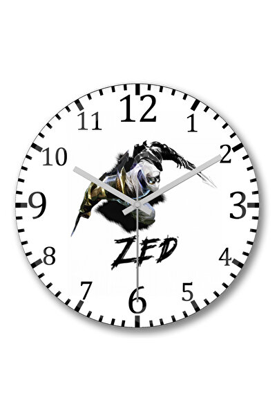 BASKI DÜNYASI Ceas de perete Zed din sticlă autentică bombată