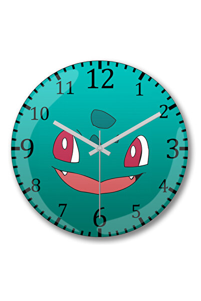 BASKI DÜNYASI ساعة حائط لمبة من الزجاج الحقيقي المنحني