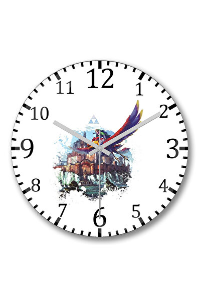 BASKI DÜNYASI Ceas de perete Liga Da Justiça din sticlă autentică bombată