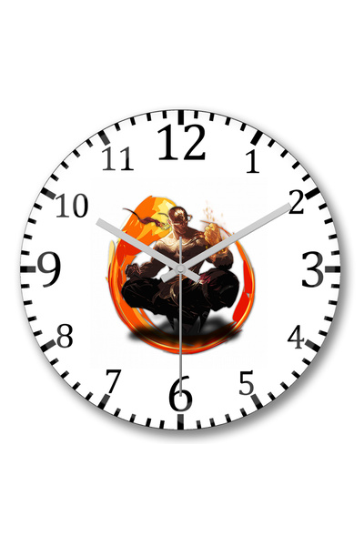 BASKI DÜNYASI Ceas de perete Lee Punhos Divinos din sticlă autentică bombată