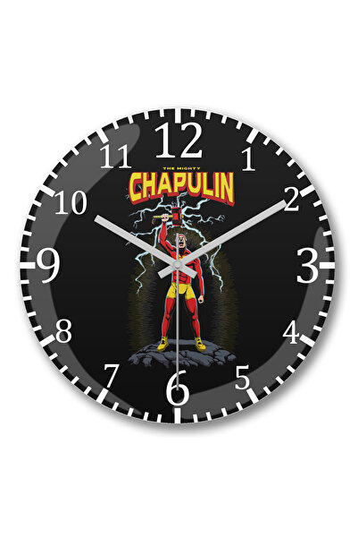 BASKI DÜNYASI تشابولين كولورادو ساعة الحائط تشابولين الأقوياء من الزجاج الحقيقي المنحني