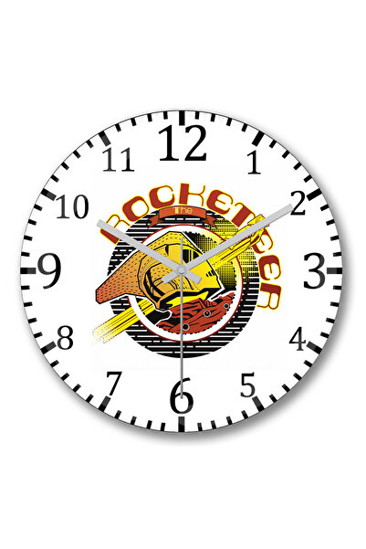 BASKI DÜNYASI The Revenant Wall Clock Curved Real Glass