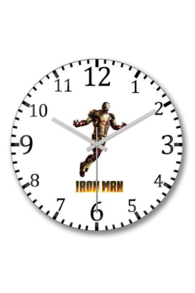 BASKI DÜNYASI Ceas de perete Iron Maiden1 din sticlă autentică bombată