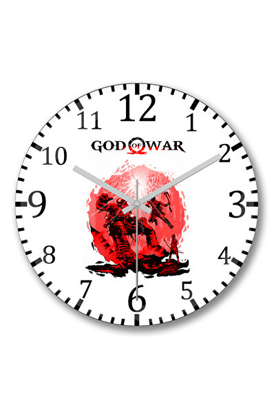 BASKI DÜNYASI Ceas de perete God of War din sticlă autentică bombată
