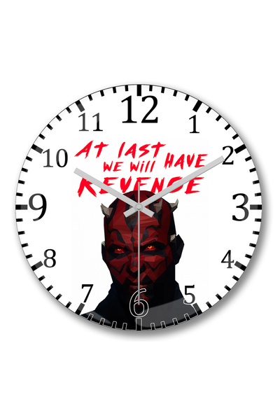 BASKI DÜNYASI Ceas de perete Revenge Of The Living Dead din sticlă autentică ...