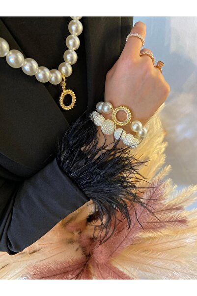 Şeyma ÖZŞAMLI YENİİ! ÇEYREK ALTIN ÇERÇEVE KOLYE VE ÇEYREK ALTIN ÇERÇEVE İNCİ BİLEKLİK SET