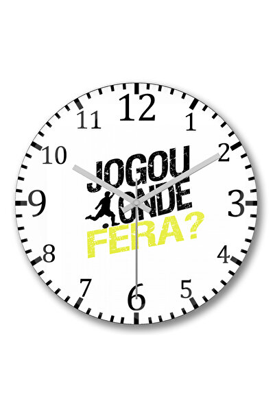 BASKI DÜNYASI ساعة حائط جوجو أوندي من الزجاج الحقيقي المنحني