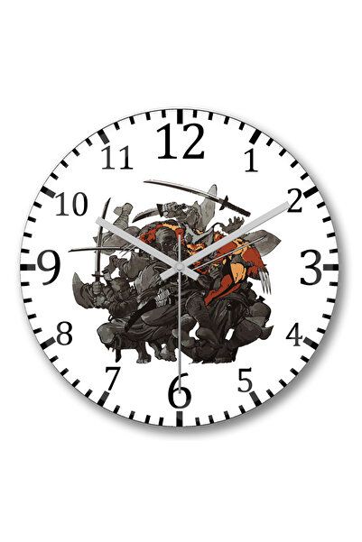 BASKI DÜNYASI Ceasul de perete Wolverine este din sticlă autentică bombată