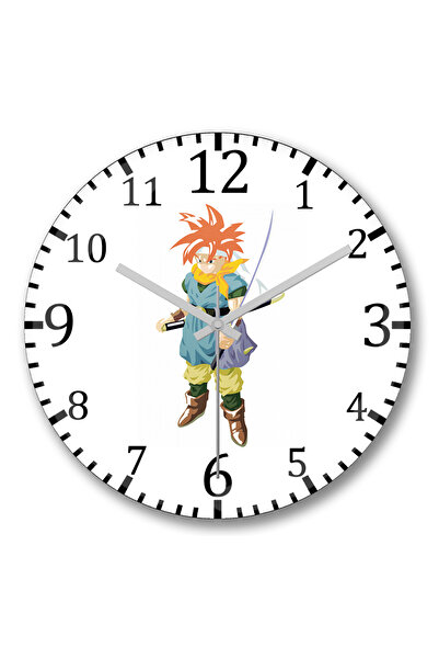 BASKI DÜNYASI Ceas de perete Chrono-Chrono Trigger din sticlă autentică bombată