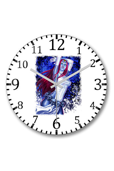 BASKI DÜNYASI Ceas de perete Mystique din sticlă autentică bombată