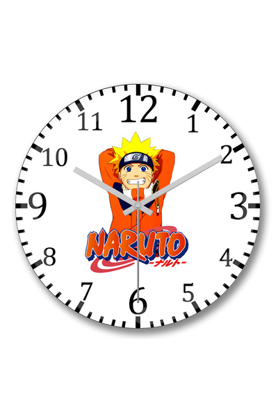 BASKI DÜNYASI Ceas de perete Naruto7 din sticlă autentică bombată
