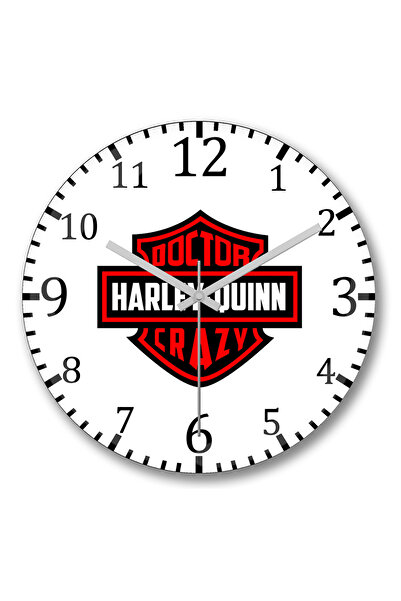 BASKI DÜNYASI Ceas de perete Suicide Squad3 din sticlă autentică bombată