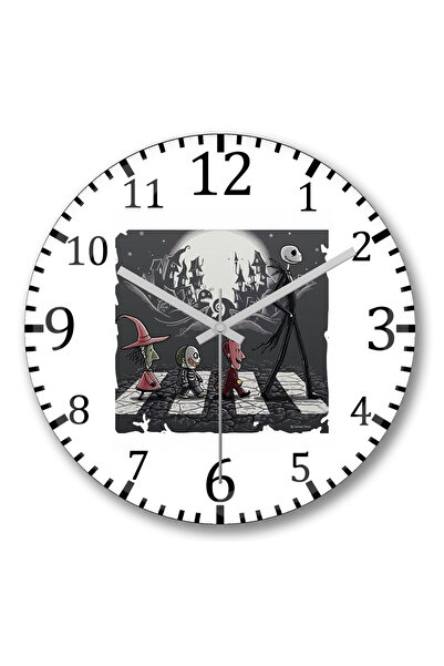 BASKI DÜNYASI ساعة حائط جاك إسكويليتو من الزجاج الحقيقي المنحني