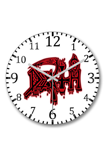 BASKI DÜNYASI Ceas de perete Death1 din sticlă autentică bombată