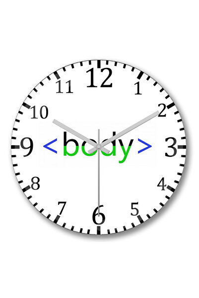 BASKI DÜNYASI ساعة حائط على شكل علامة من الزجاج الحقيقي المنحني