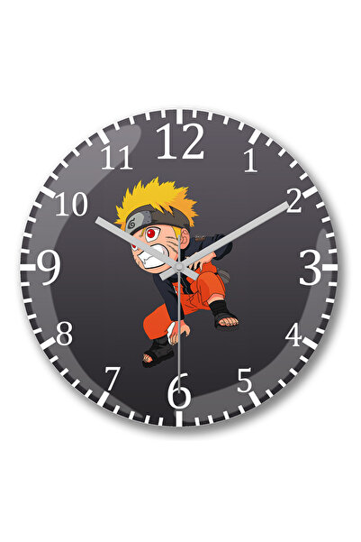 BASKI DÜNYASI تشيبي كيسامي 2 ساعة حائط من الزجاج الحقيقي المنحني