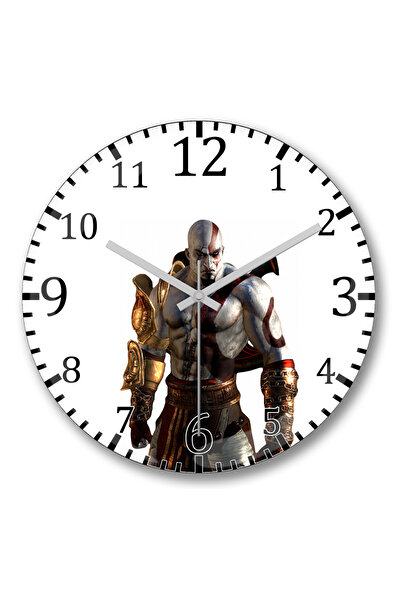 BASKI DÜNYASI ساعة حائط كراتوس من الزجاج الحقيقي المنحني