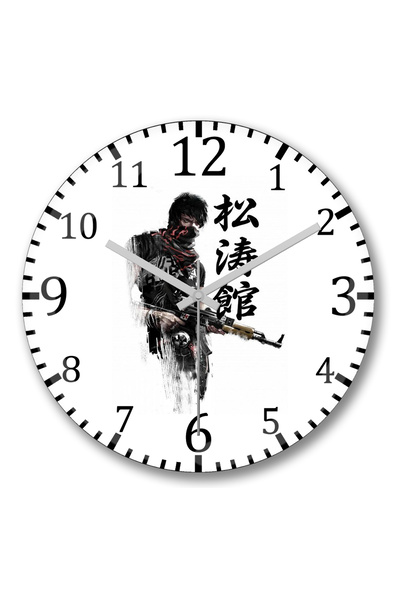 BASKI DÜNYASI Ceas de perete Paz din sticlă autentică bombată