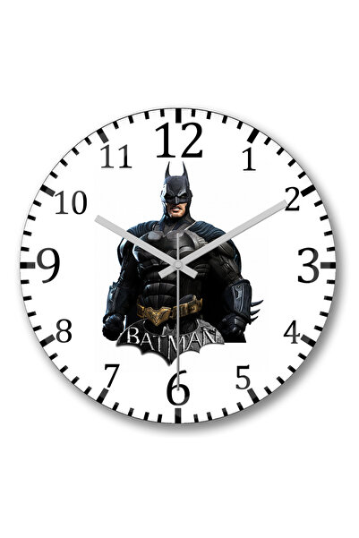 BASKI DÜNYASI Ceas de perete Batman din sticlă reală bombată