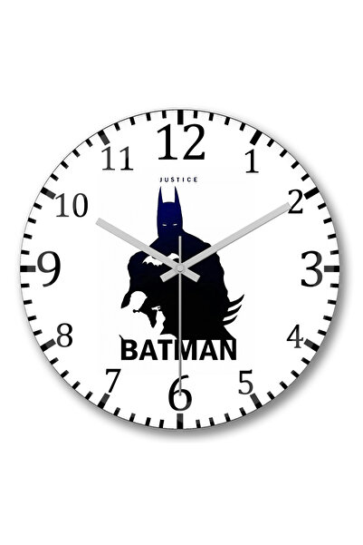 BASKI DÜNYASI Ρολόι τοίχου Kp Batman με κυρτό γυαλί από αυθεντικό γυαλί