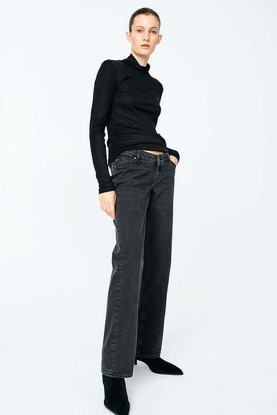 H&M MAMA Before & After Straight Low Jeans