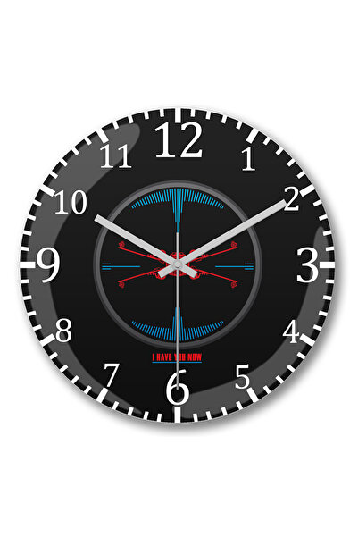 BASKI DÜNYASI Ceas de perete Star Wars I Have You Now din sticlă autentică bo...