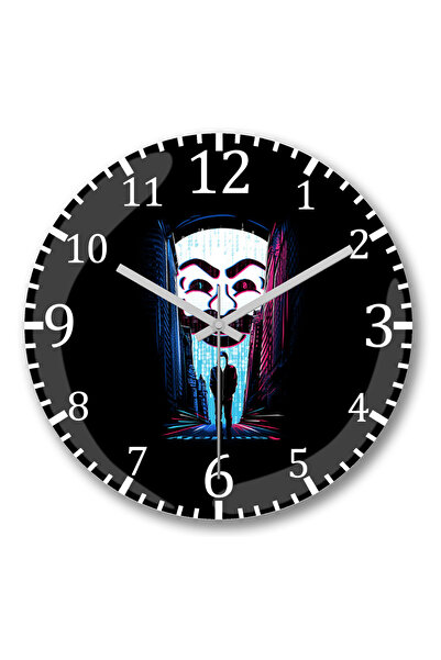 BASKI DÜNYASI ساعة حائط صفر من الزجاج الحقيقي المنحني