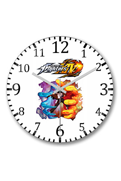 BASKI DÜNYASI ساعة حائط Shun'ei Kof من الزجاج الحقيقي المنحني