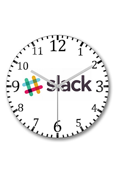 BASKI DÜNYASI Slack SlackLine Brasil Ceas de perete Bombeli din sticlă autentică