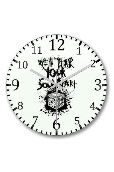 BASKI DÜNYASI Ceas de perete Weirdo din sticlă autentică bombată