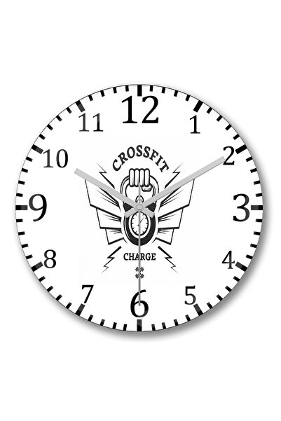 BASKI DÜNYASI Ceas de perete Charce din sticlă autentică bombată