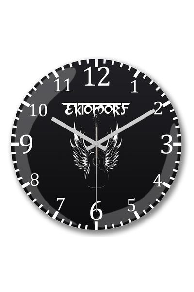 BASKI DÜNYASI باندا إكتمورف ساعة حائط من الزجاج الحقيقي